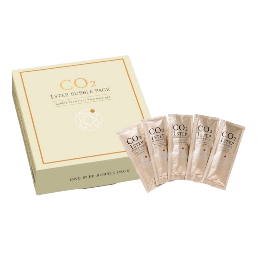 ラシンシア ワンステップバブルパック（５包入り）ホルミシス炭酸泉イオンパック