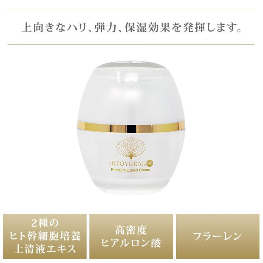 ＨＩＴＯＹＵＲＡＩ＋３０ ヒトユライ プレミアムエクストラクリーム（３０ｇ）幹細胞培養液配合