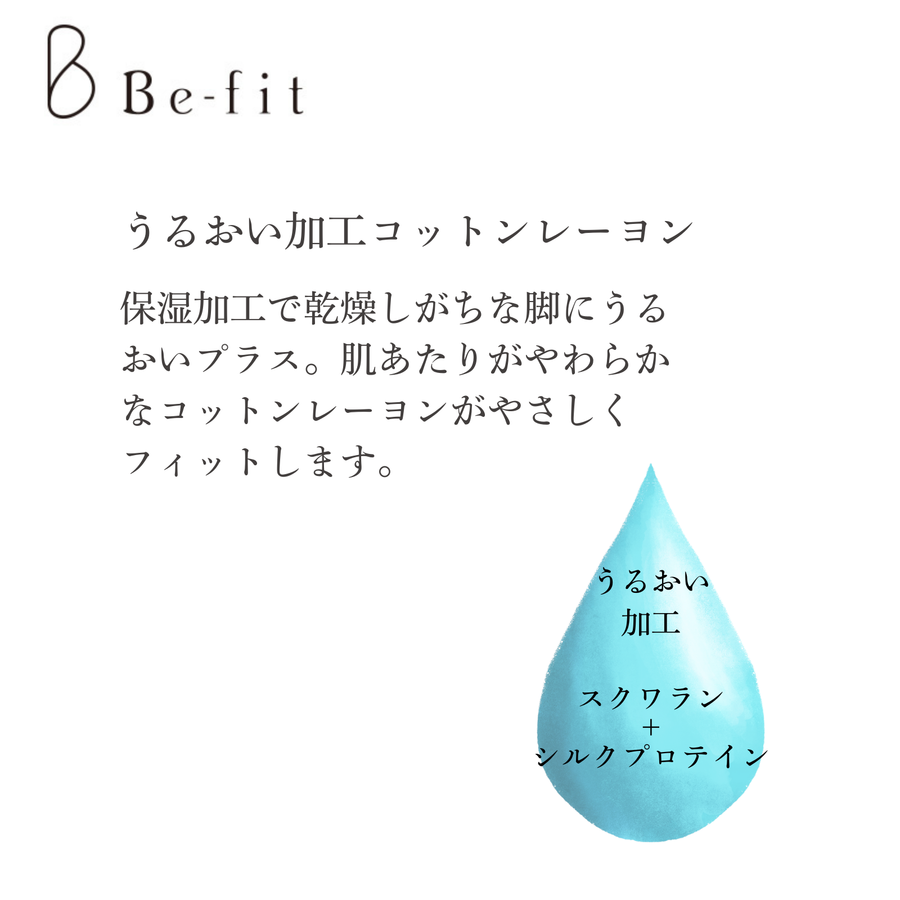 Ｂｅ-ｆｉｔ ビーフィット リラクエステ うるおいソックス／２足組（ブラック）#一般医療機器  光電子®繊維