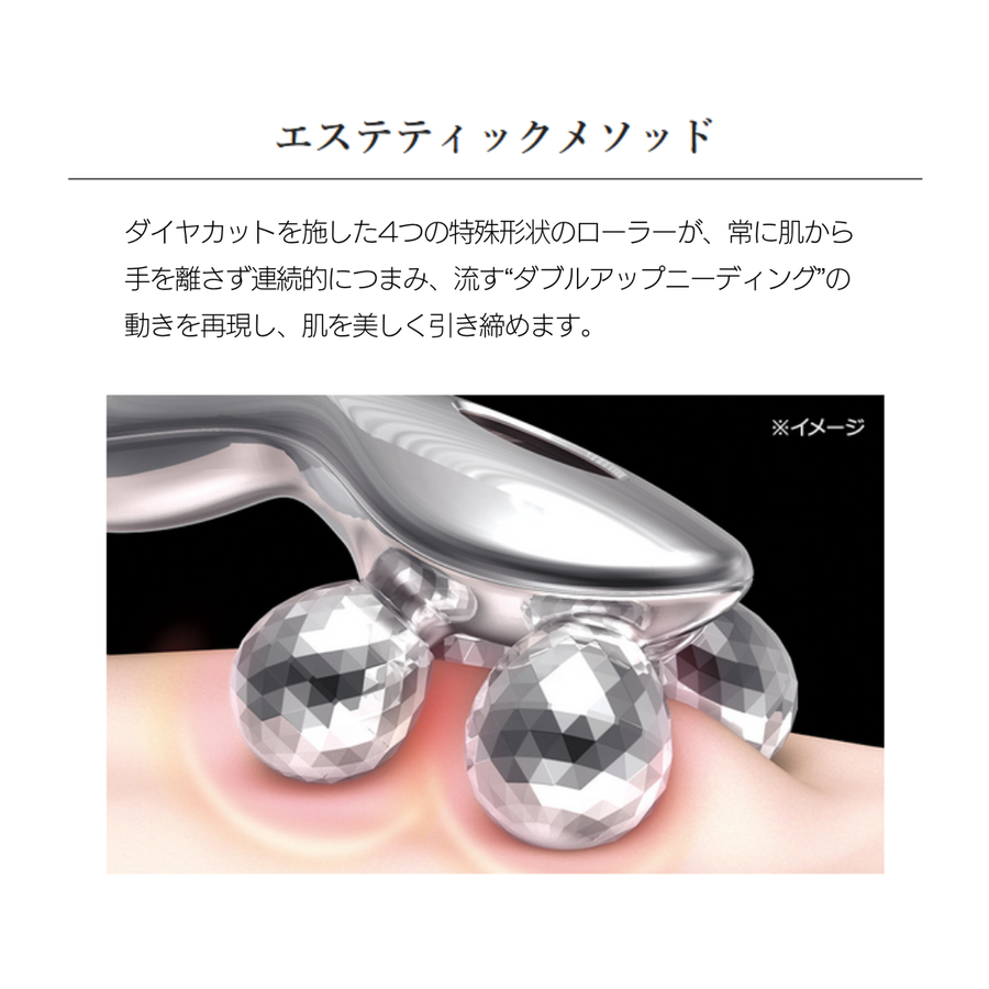 ＭＴＧプラチナ電子ローラー ＲｅＦａ４ＣＡＲＡＴ／リファフォーカラット　フェイス＆ボディ用 美容ローラー