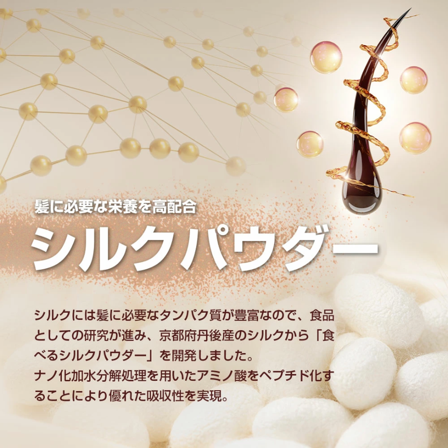 ニューナミーノヘアー／リニューアル（60粒）頭髪ケアサプリメント