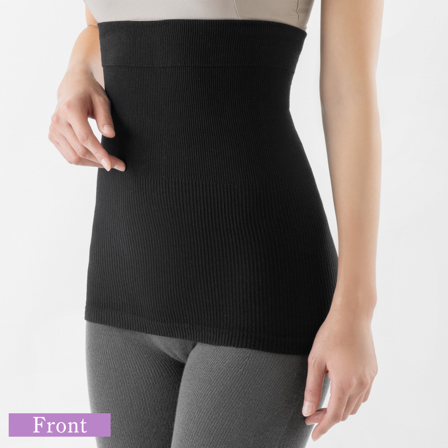 Ｂｅ-ｆｉｔ ビーフィット おやすみリラクエステ コットンシルク腹巻／フリーサイズ（ブラック） 光電子®繊維