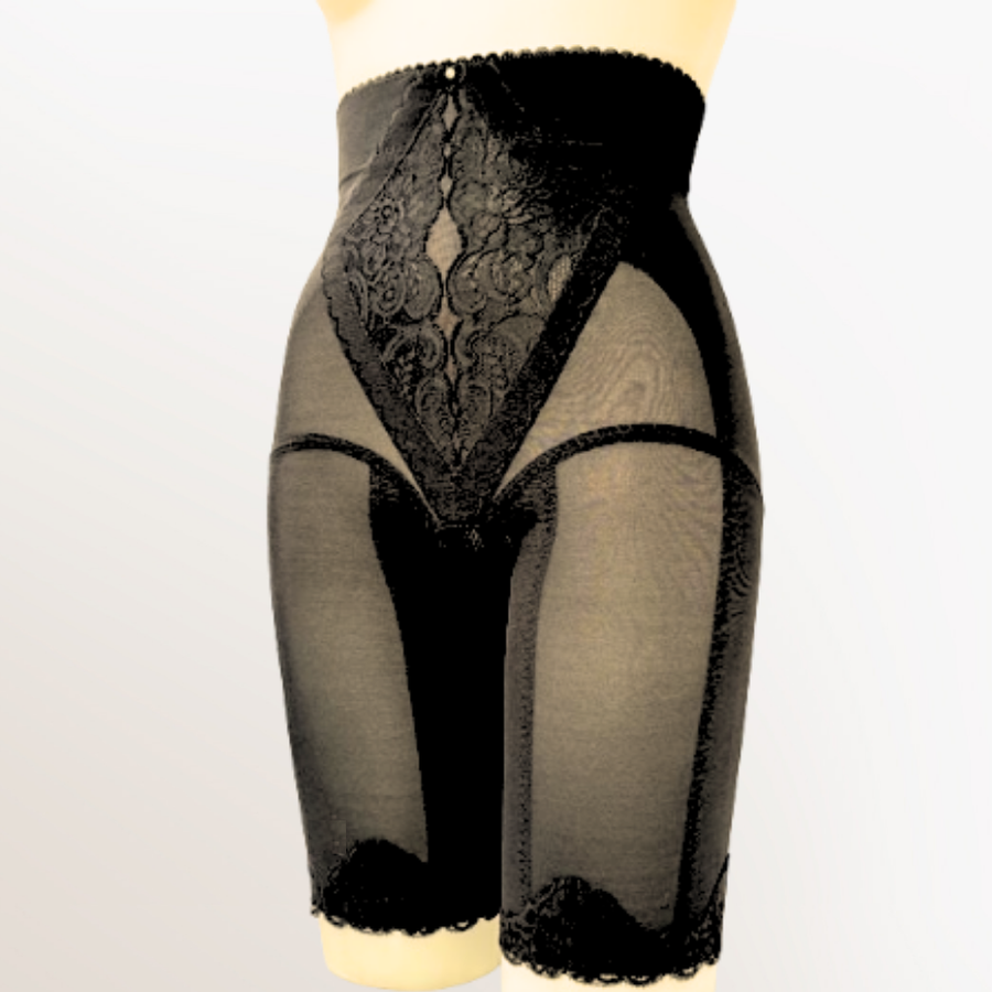 ＥｌｅＭｏｉ エレモア ハイウエストフルロングガードル／パープル・ブラック・モカ（カラー３色）