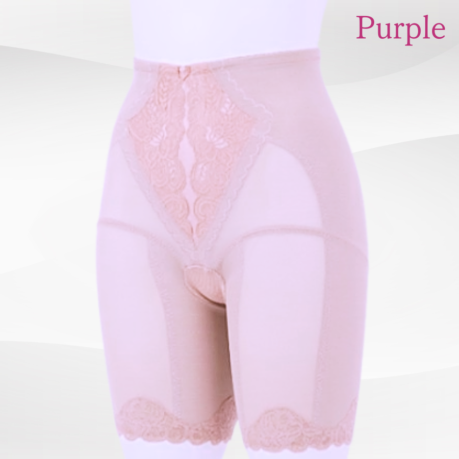 ＥｌｅＭｏｉ エレモア ロングガードル／パープル・ブラック・モカ（カラー３色）