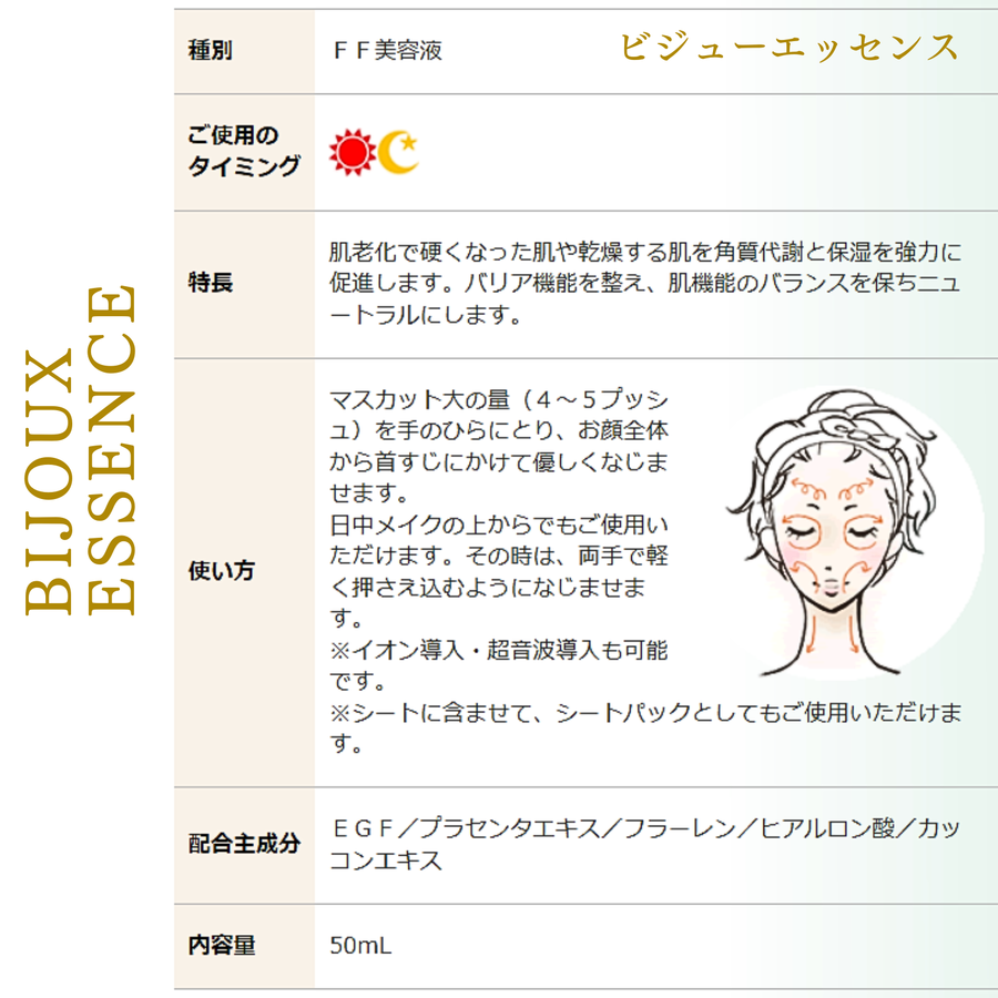 Ｍｏｒｅ Ｒｉｃｈ モアリッチ ビジューエッセンス／フラーレン配合ＥＧＦ美容液（５０ｍｌ）ドクターズコスメ