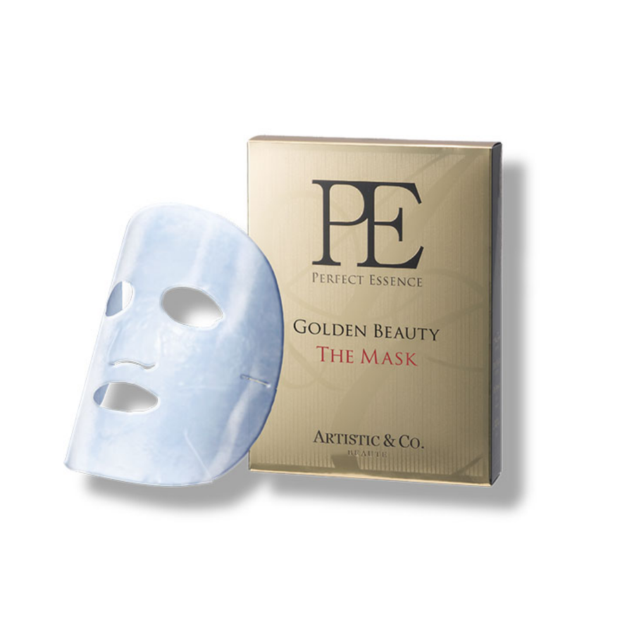 ＰＥ ゴールデンビューティー ザ マスク（美容液１７ｍｌ×５枚入り）シート状美容液マスク