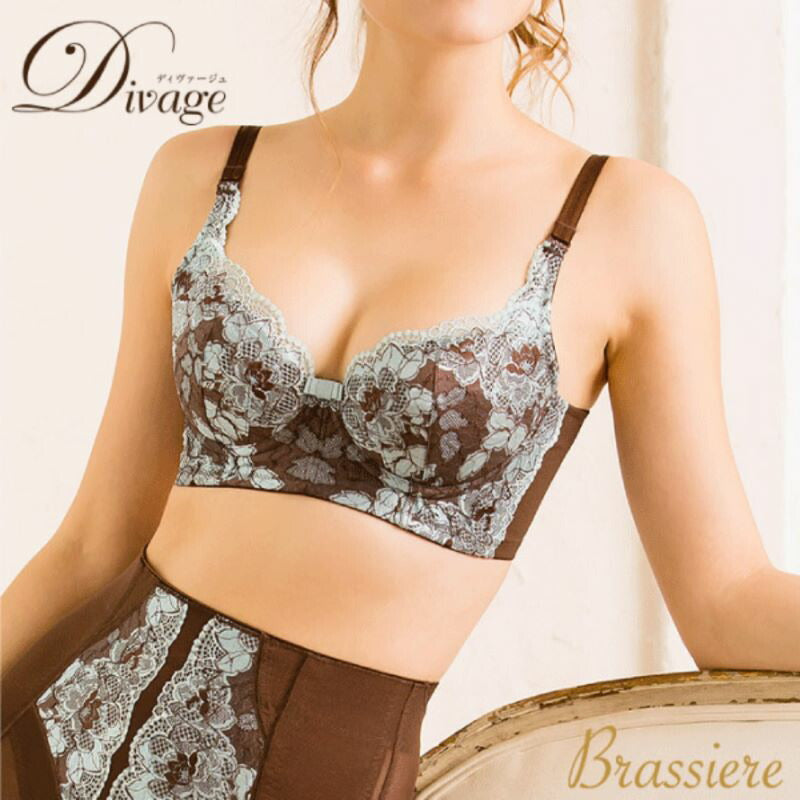 エルローズ　Divage　ディヴァージュ　ブラジャー３／４カップ　（カラー３色）　ＮＥＷ　補正下着・光電子繊維バスト