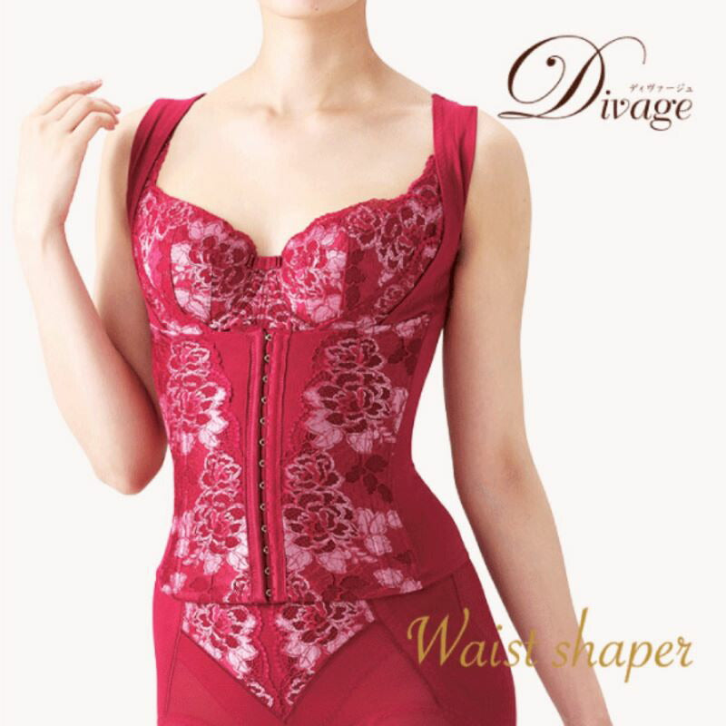 エルローズ　Divage　ディヴァージュ　ウエストシェイパー　（カラー３色）　ＮＥＷ　補正下着・光電子繊維・下腹・背筋ボディスタイル