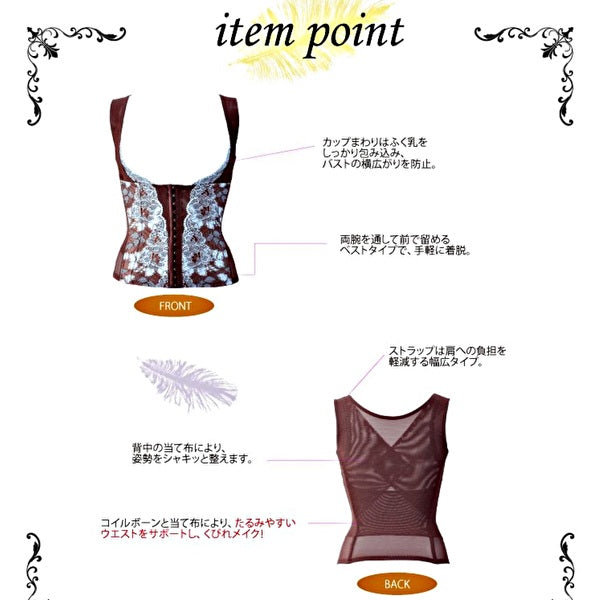 エルローズ　Divage　ディヴァージュ　ウエストシェイパー　（カラー３色）　ＮＥＷ　補正下着・光電子繊維・下腹・背筋ボディスタイル