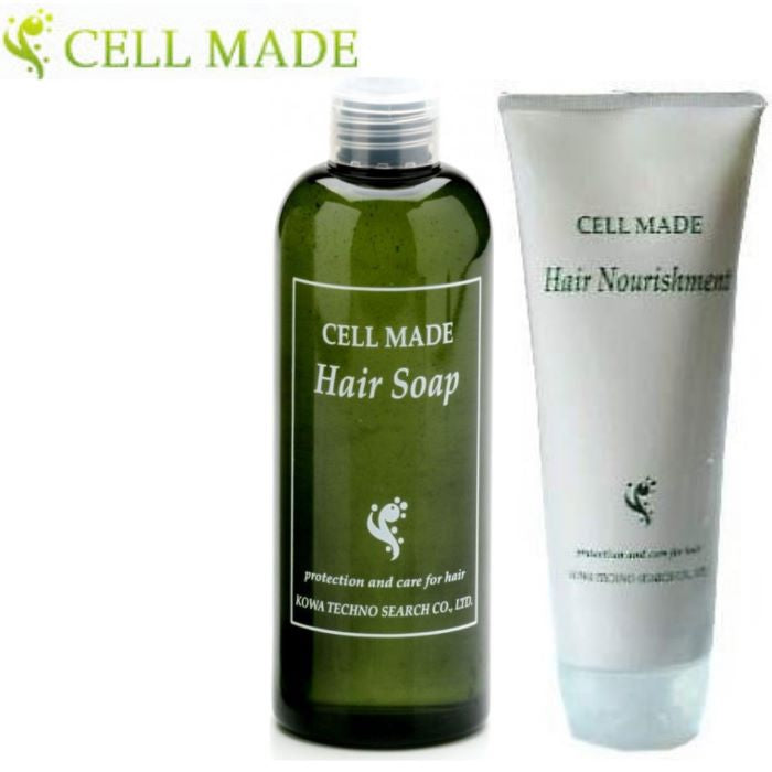セルメイド ヘアソープ （３００ｇ）＆ヘアナリッシュメント （２４０ｇ） セット アミノ酸 シャンプー 濃厚 泡立ち 毛髪 頭皮修復 ダメージ コンデショナー 潤い 保湿 栄養 トラブル 弱酸性 傷み 摩擦 きしみ