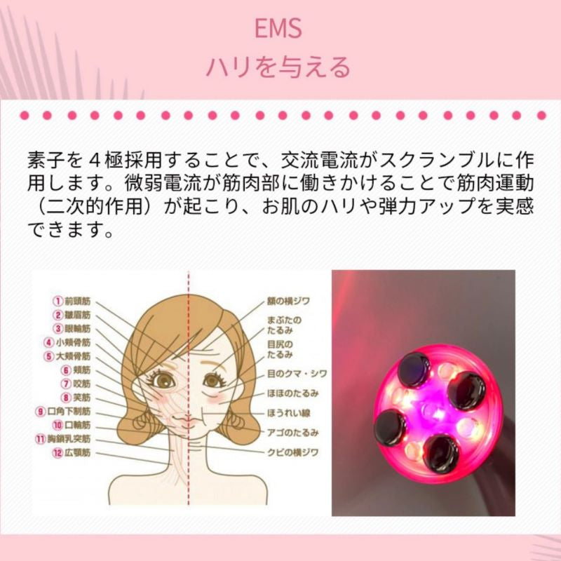 クリオネ　フィット　（５２ｇ）　ＭＦＰ　ＬＥＤ　ＥＭＳ　ウルトラパルス超音波　美顔器 フィットモード 断続 小型ヘッド 美肌 目元 口元 額 タッピング 導入 ＭＦＩＰ