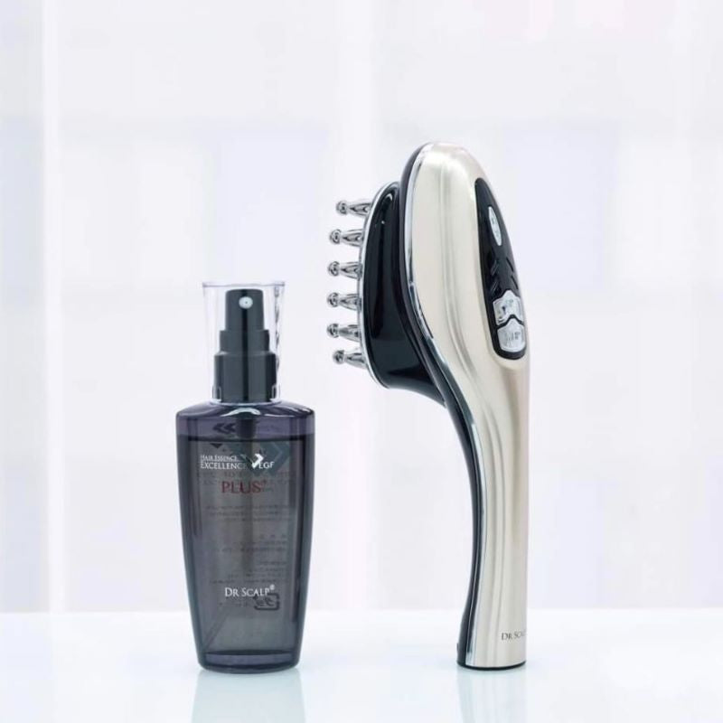 DR SCALP2ドクタースカルプ２ 頭皮＆フェイス美容器New エクセレントVEGプラス付き ブラッシング 髪頭皮ケア パルス タッピング 指圧 エステ ＬＥＤ 振動