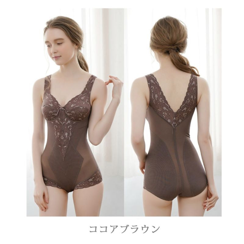 ミディアム補正 レディメイク 多機能補正ボディスーツ（カラー全３色） ＴＰＮ１７ 補正下着 人気ＮＯ.1 ノンワイヤー フィット アンダースライド 背付着心地タムラ