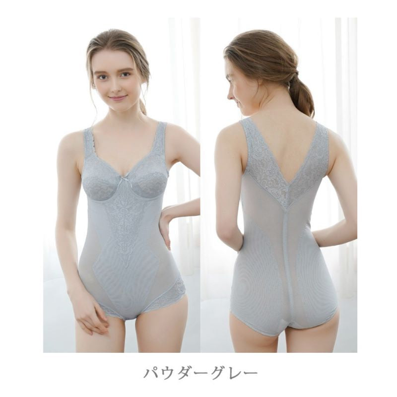 ミディアム補正 レディメイク 多機能補正ボディスーツ（カラー全３色） ＴＰＮ１７ 補正下着 人気ＮＯ.1 ノンワイヤー フィット アンダースライド 背付着心地タムラ