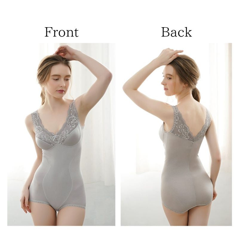 ソフト補正 モアライト ボディスーツ （カラー４色） New ＹＴＮ６０ Ｍ〜４Ｌ 日本製 汗 サラサラ 食い込み ウエスト レース 薄手 ほつれ タムラ