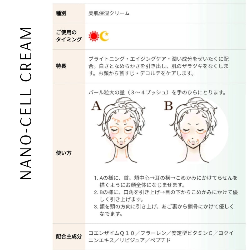 Ｍｏｒｅ　Ｒｉｃｈ／モアリッチ　ナノセルクリーム　（５０ｍｌ）　#美肌保湿クリーム 潤い 透明感 なめらか ブライトニング 首筋 デコルテ リフティング たるみ シワ 弾力 フラーレン コエンザイムＱ１０ ドクターシューティカル